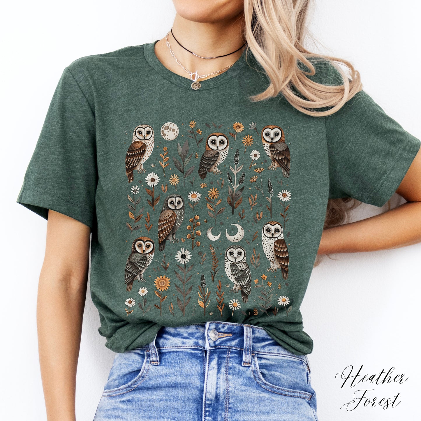 Goblincore Owl Shirt - Mystical Woodland Creature Graphic Tee