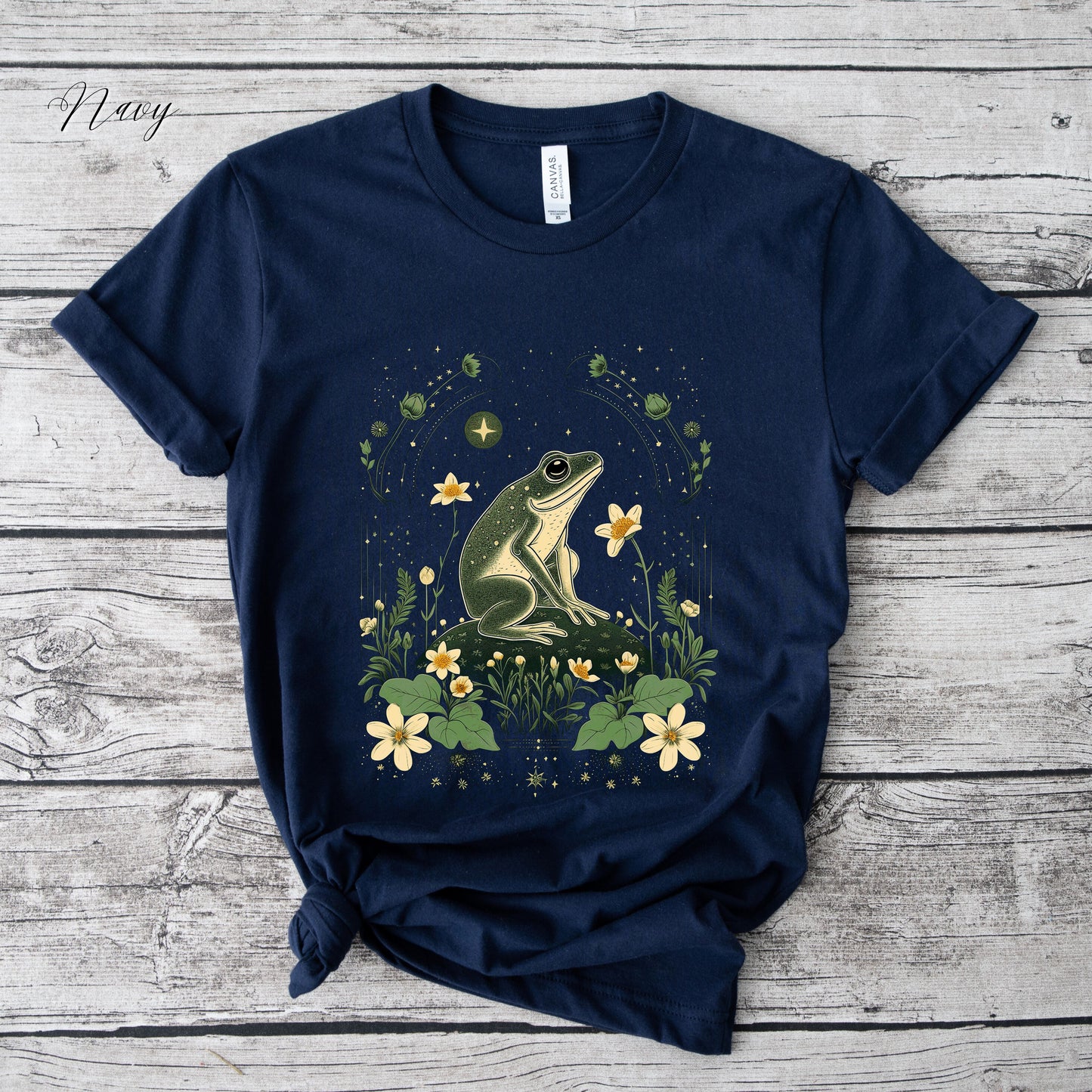 Vintage Frog Shirt - Bohemian Forest Animal Graphic Tee