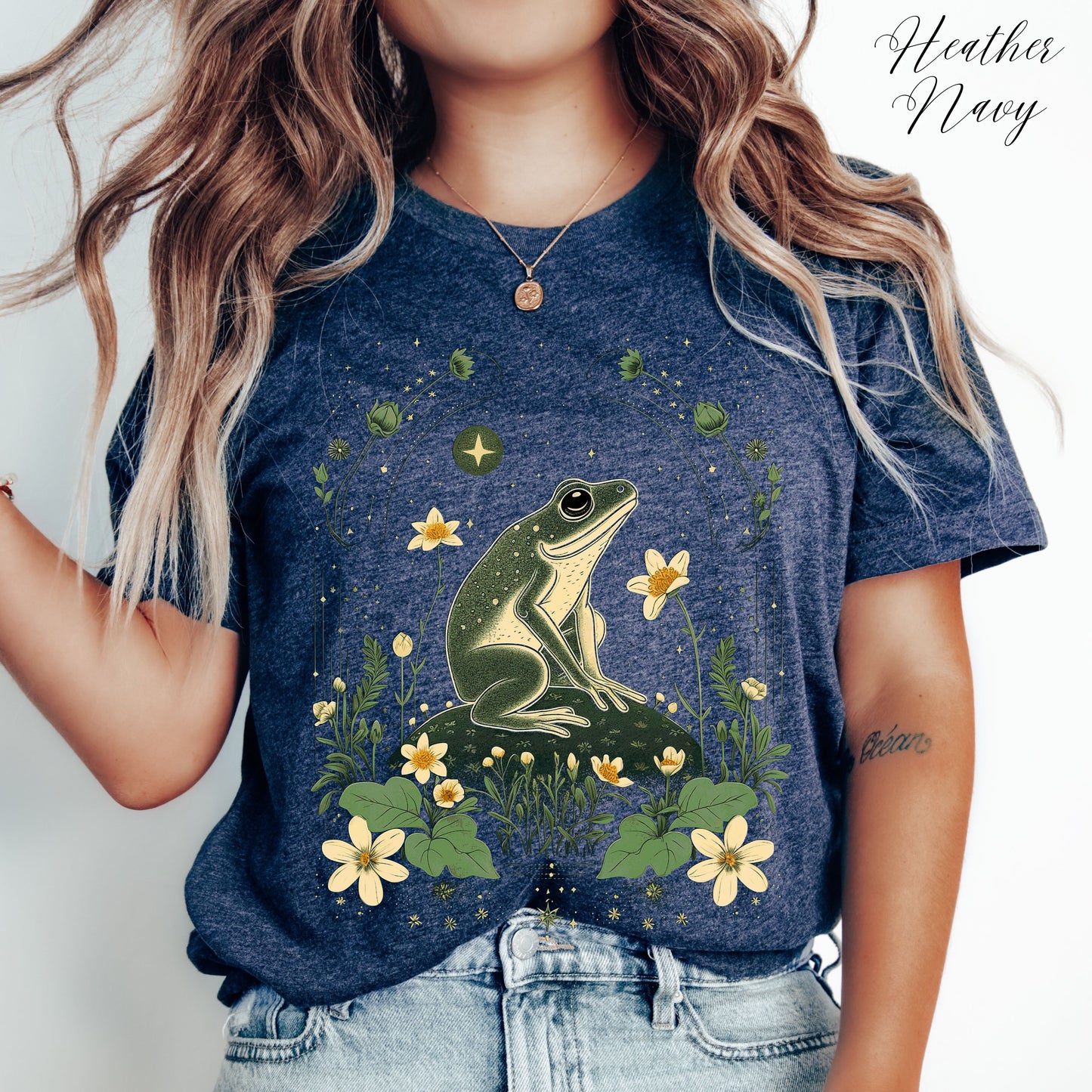 Vintage Frog Shirt - Bohemian Forest Animal Graphic Tee