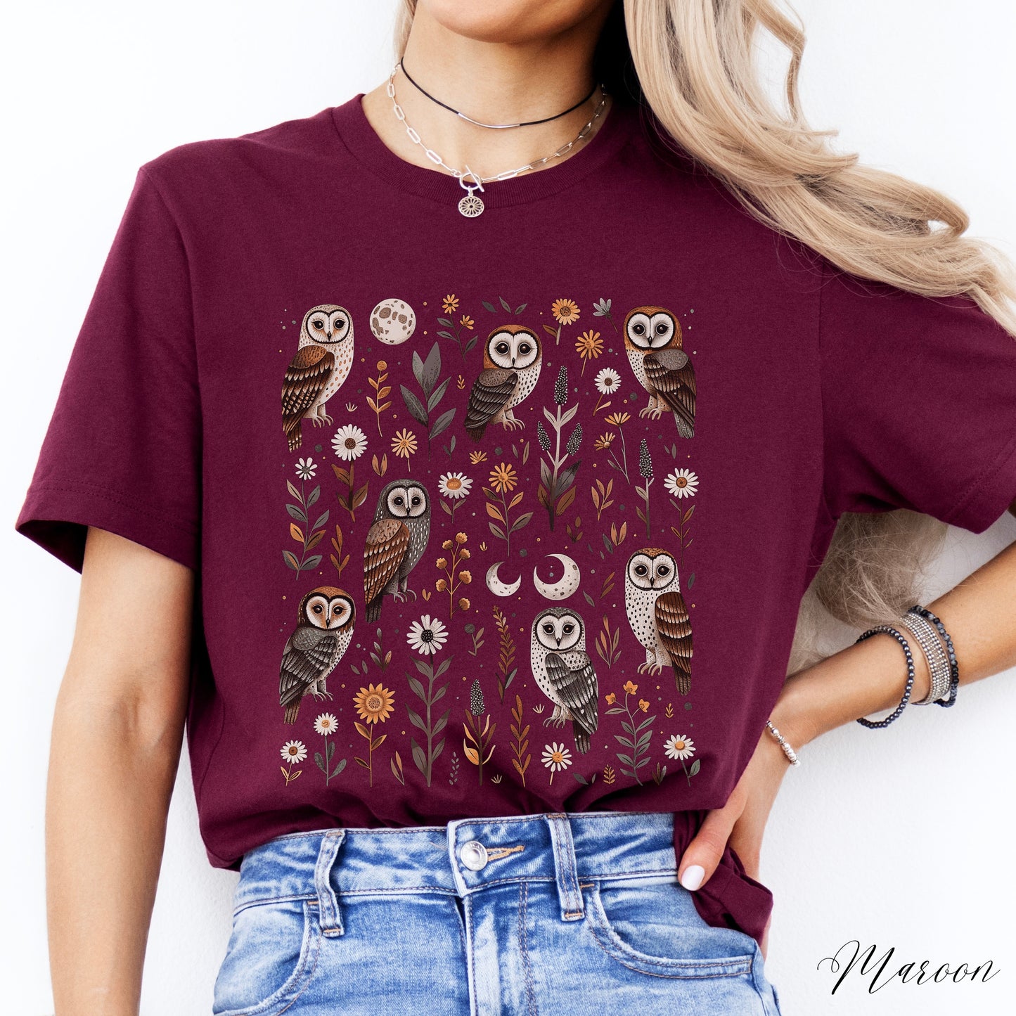 Goblincore Owl Shirt - Mystical Woodland Creature Graphic Tee
