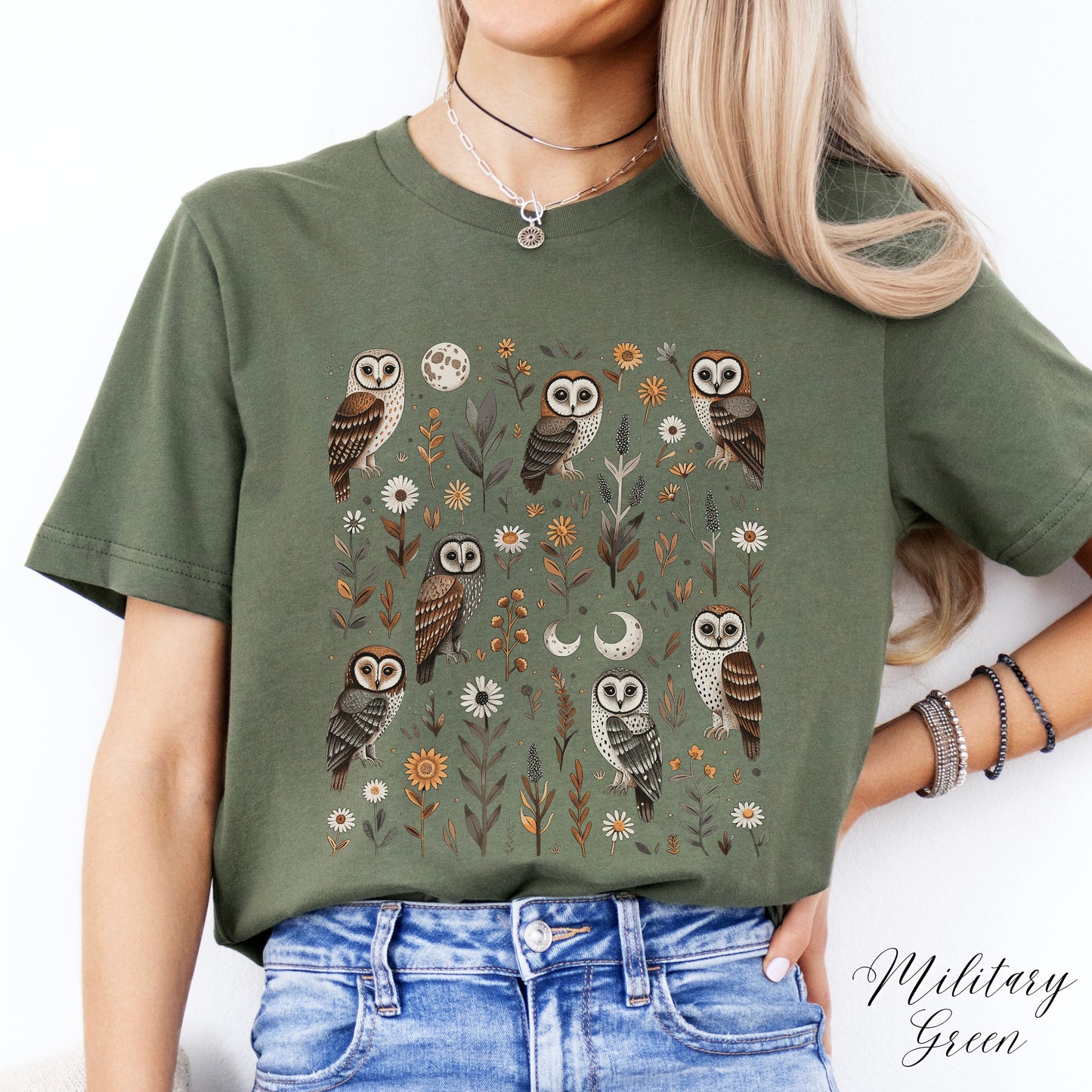 Goblincore Owl Shirt - Mystical Woodland Creature Graphic Tee