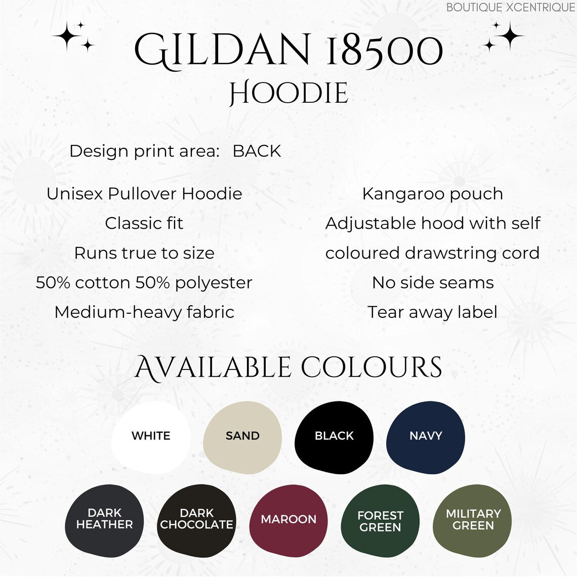 Mystic Moon Cat Hoodie - Vintage Aesthetic Boho Cat Lover Hoodie