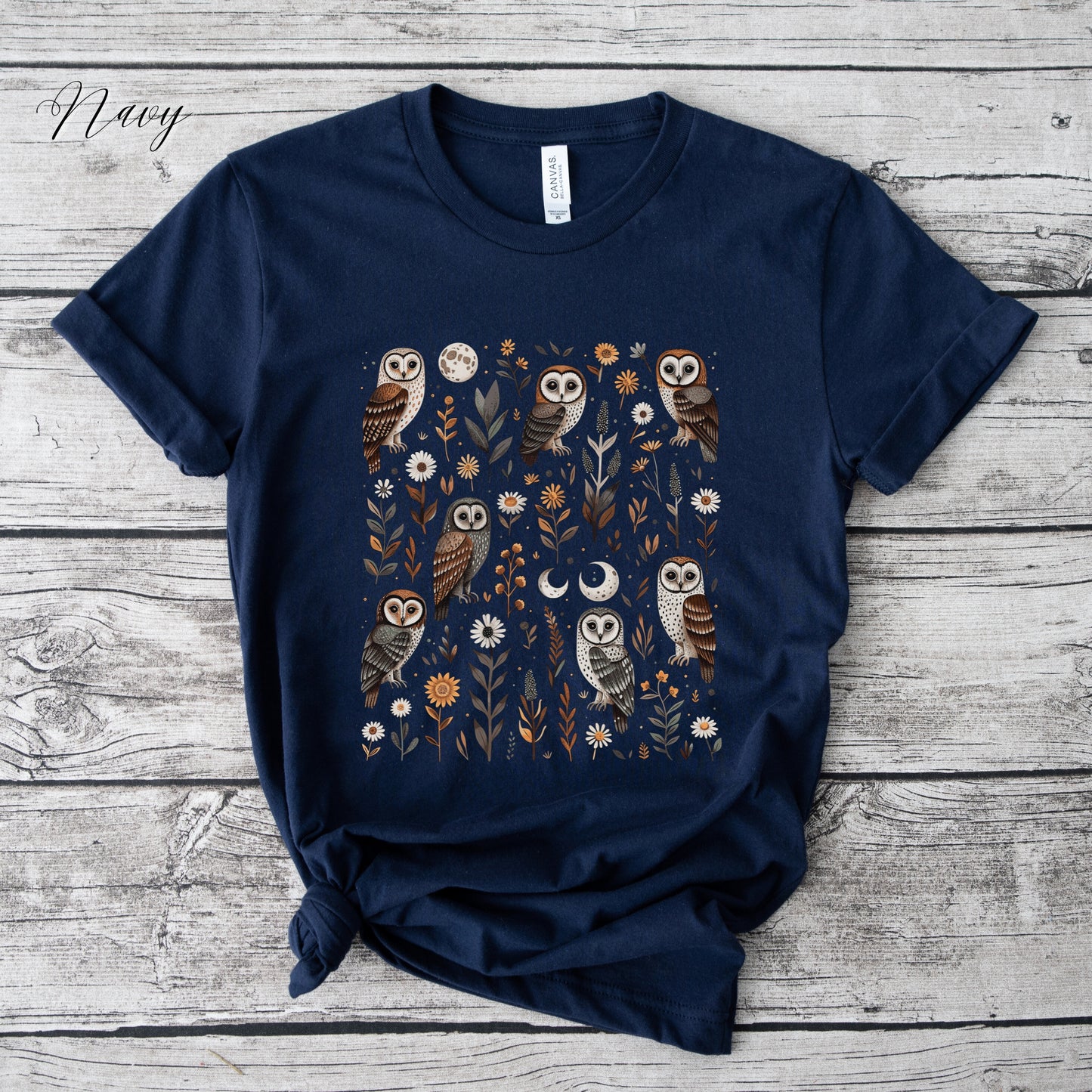 Goblincore Owl Shirt - Mystical Woodland Creature Graphic Tee